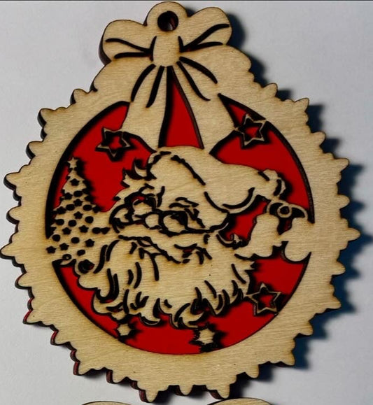 Santa Ornament